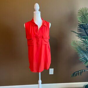 LOFT Collared Tank Top